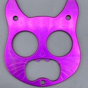 Pink Cat Keychain EDC Gear Safety Cat Bottle Opener Keychain